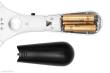 WeDo 2717550 - Lupe rund beleuchtet LED 90mm inkl. Batt. 2,5-fach .. weiß