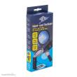 WeDo 2717567 - Lupe mit LED-Licht und UV sowie USB und Standfuss sw
