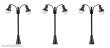 Faller 272130 - LED-Laterne, Bogenleuchten, warmweiß, 3 Stück