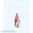 Preiser 28023 - HO 1 Mutter mit Kind
