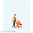 Preiser 28079 - HO Frau mit Buggy