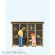 Preiser 28099 - HO 1 Hasenstall, Kinder