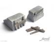 Juweela 28278 - 1:87 Prellbock Beton, 2x