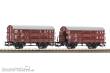 Piko 28346 - 2er Set Verschlagwagen PKP III