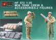 Hobby Fan HF572 - 1:35 M36 Tank Crew & Accessories-2 Figures