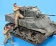 Hobby Fan HF582 - 1:35 U.S. M5A1 Tank Crew & Sandbags- 2 Fig.