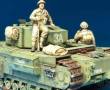 Hobby Fan HF592 - 1:35 Brit. Infan. riding w/Churchill Tank /2F