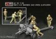 Hobby Fan HF707 - 1:35 WWII U.S. Marines gun crew(set 1 4 fig.)