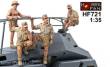Hobby Fan HF721 - 1:35 Sdkfz263 Afrikakorps Crew-4 Figures