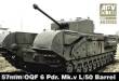 AFV-Club AG3522 - 57mm OQF 6 Prd. Mk.V L/50 Barrel