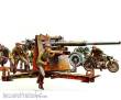 Tamiya 300035017 - 1:35 WWII Dt. Flak 8,8 m.Motorrad (9)