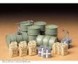 Tamiya 300035186 - 1:35 Diorama-Set Dt. Fässer&Kanister