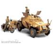 Tamiya 300035286 - 1:35 WWII SdKfz.222 Späh-Pz.Nord Afr.(3)