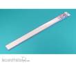 Tamiya 300070134 - Rundprofil 5mm (6) 400 mm weiß Kst.