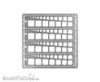 Tamiya 300074156 - Modeling Quadrat Schablone 1-10mm (4) PE
