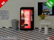 Modellland 3011-8 - 1:87 Spur H0 LED 9 - 12V Coca Cola Automat beleuchet