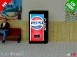 Modellland 3016-8 - 1:87 Spur H0 LED 9 - 12V Pepsi Cola Automat beleuchet