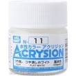 Mr Hobby - Gunze N-011 - Acrysion (10 ml) Flat White