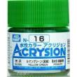 Mr Hobby - Gunze N-016 - Acrysion (10 ml) Yellow Green
