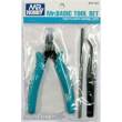 Mr Hobby - Gunze BTF-001 - Basic Tool Set(Nipper,Angled Tweezer,File)for Plastic ModelKits