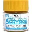 Mr Hobby - Gunze N-034 - Acrysion (10 ml) Cream Yellow