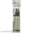 Mr Hobby - Gunze XGMS-100 - Mr Hobby -Gunze Gundam Marker EX Gundam Plated Silver & Gold 2 Types Set