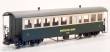 Train Line 45 3036751 - RhB Personenwagen SET B 2251, B 2252 grün/beige