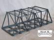 Hack Brücken 31100 - Kastenbrücke 17 cm zweigleisig, grau - Typ KT17-2