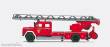 Preiser 31265 - HO Magirus Drehleiter DL30