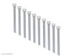Schönwitz 31335 - 100 Stück Kabelbinder 100 mm x 2,5 mm transparent