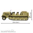 Cobi 3143 - Sd.Kfz.8 Towing 8.8 cm Flak 36