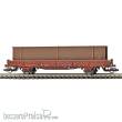 Busch 31520 - Flachwagen mit Rungen Ks [3300] und Stahlträger