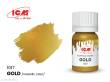 ICM 1017 - METALLIC COLORS Gold bottle, 12 ml