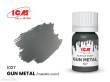 ICM 1027 - METALLIC COLORS Gun metal bottle, 12 ml