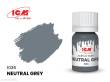 ICM 1036 - GREY Neutral Grey bottle, 12 ml