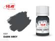 ICM 1037 - GREY Dark Grey bottle, 12 ml