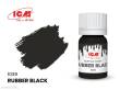 ICM 1039 - GREY Rubber Black bottle, 12 ml