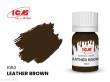 ICM 1053 - BROWN Leather Brown bottle, 12 ml