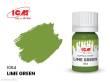 ICM 1064 - GREEN Lime Green bottle, 12 ml