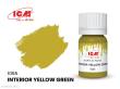 ICM 1065 - GREEN Interior Yellow Green bottle, 12 ml