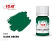 ICM 1067 - GREEN Dark Green bottle, 12 ml