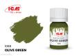 ICM 1068 - GREEN Olive Green bottle, 12 ml