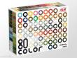 ICM 3004 - Acrylic paint set 80 pcs (77 color + 3 varnishes) 80 x 12 ml