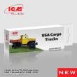 ICM 3019 - Acrylic Paint Set for USA Cargo Trucks, 6x 12 ml