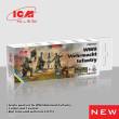 ICM 3022 - Acrylic Paint Set for WWII Wehrmacht Infantry, 6x 12 ml