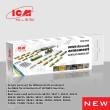 ICM 3036 - Acrylic paint set for WWII Aircraft armament, 6x 12 ml