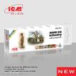 ICM 3037 - Acrylic paint set for WWII US Infantry, 6x 12 ml