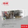 ICM 3041 - Acrylic paint set for Armed Forces of Ukraine (camouflage uniform), 6x 12 ml