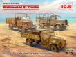 ICM DS3507 - 1:35 Wehrmacht 3t Trucks (V3000S, KHD S3000, L3000S)