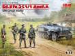 ICM 35103 - 1:35 Sd.Kfz.251/1 Ausf.A with German Infantry